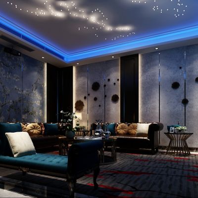 新中式风格家庭影院