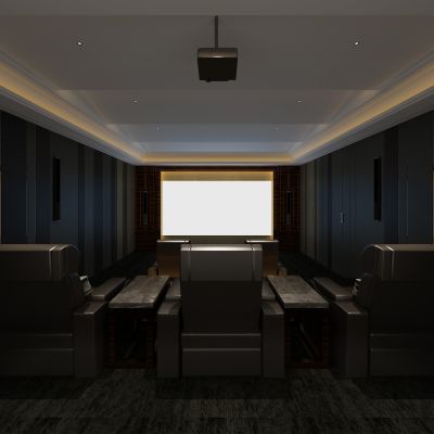 现代风格家庭影院