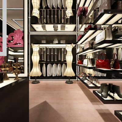 现代风格衣帽间