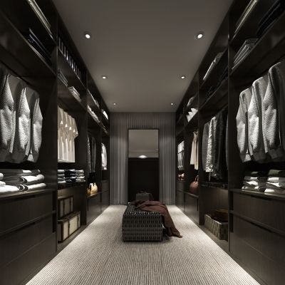 现代风格衣帽间