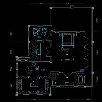 外籍人事别墅施工图