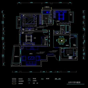 三室两厅装修施工图