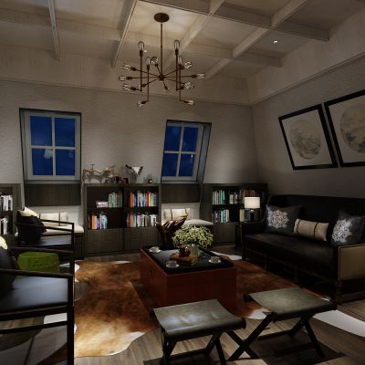 现代风格会客室