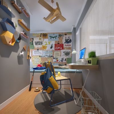 现代风格儿童房