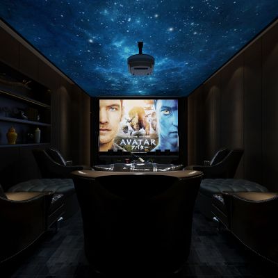 现代风格家庭影院