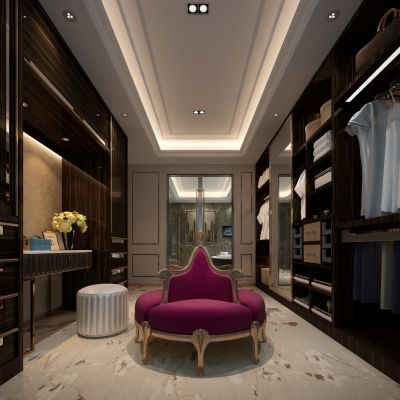 简欧风格衣帽间