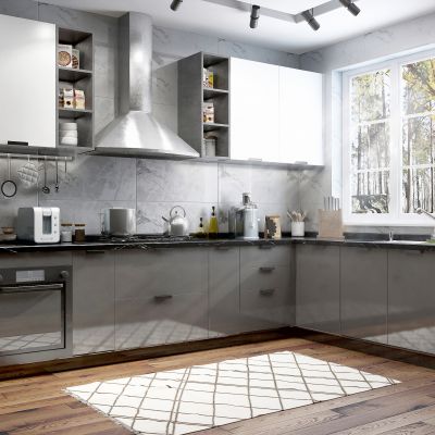 现代厨房橱柜 厨房电器 厨房用品