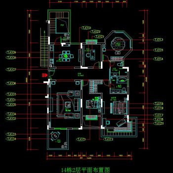 田园风格施工图
