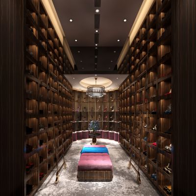 现代风格衣帽间