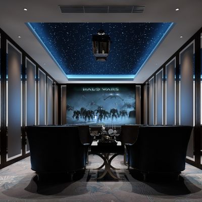 现代风格家庭影院