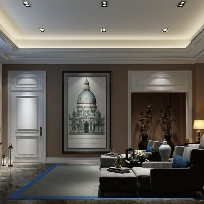 新中式风格家庭影院