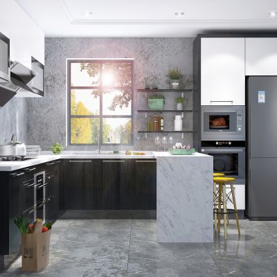 现代厨房橱柜 厨房电器 厨房用品