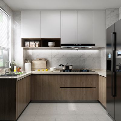 现代厨房橱柜 厨房电器 厨房用品