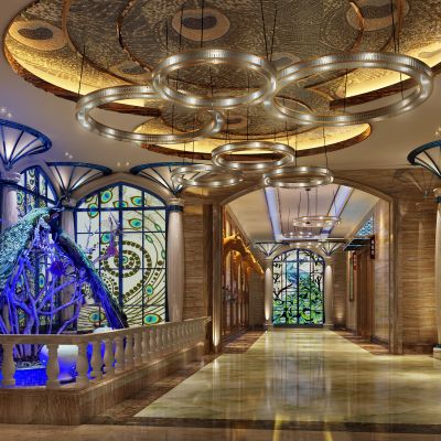 欧式风格走廊过道