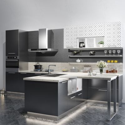 现代橱柜 厨房电器 厨房用品