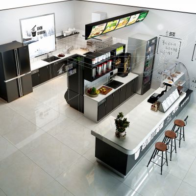 奶茶店工装厨房用品