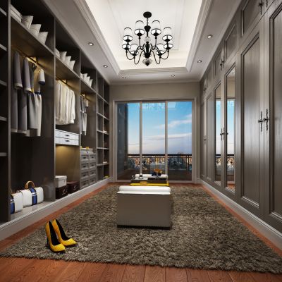 现代风格衣帽间