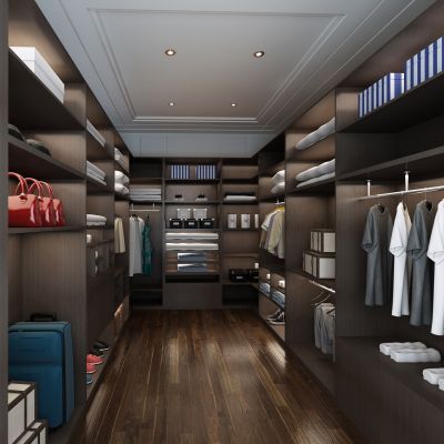 现代风格衣帽间