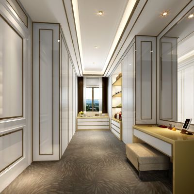 现代风格衣帽间