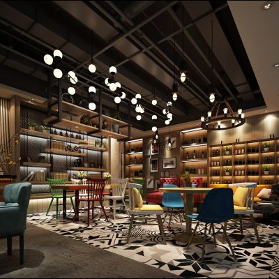 现代风格咖啡厅
