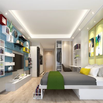 现代风格单身公寓