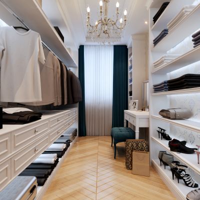 现代风格衣帽间