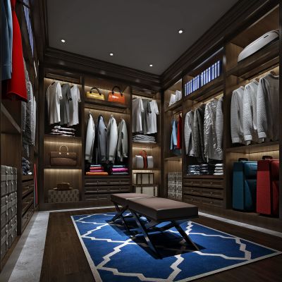 现代风格衣帽间