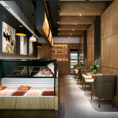 现代风格面包房