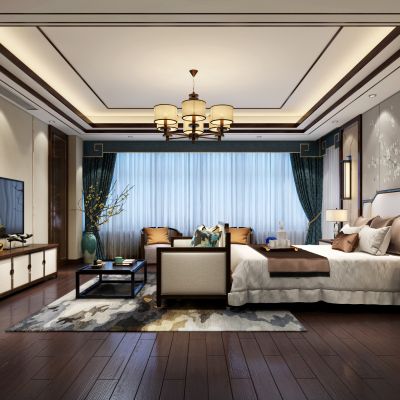 新中式卧室3d2014VR3.2