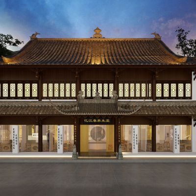 中式风格建筑外景