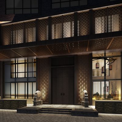 中式风格建筑外观