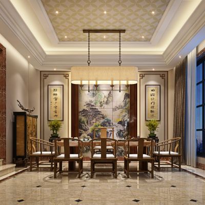 新中式风格茶室