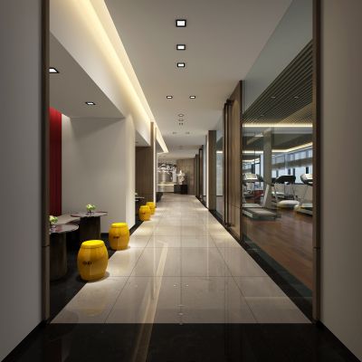 新中式风格走廊过道