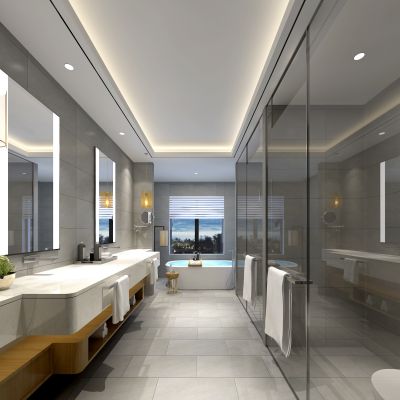 现代风格卫生间