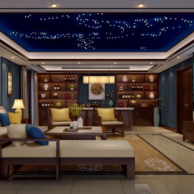 新中式风格影音室