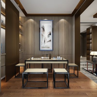 新中式风格茶室