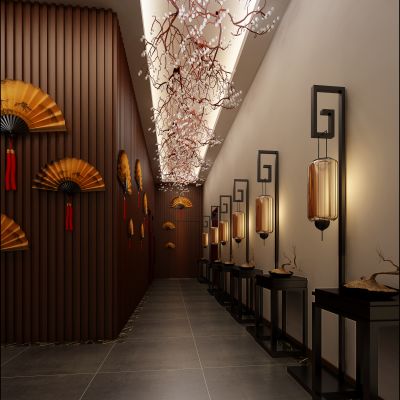 中式风格走廊