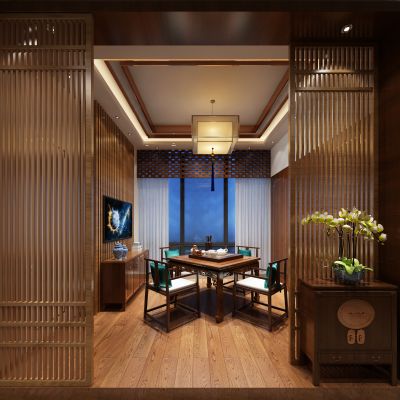 新中式风格茶室