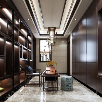 中式风格娱乐室