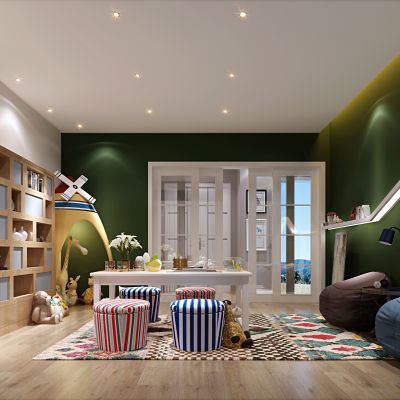 现代风格儿童娱乐室