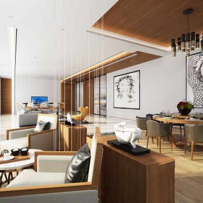 现代风格餐饮空间