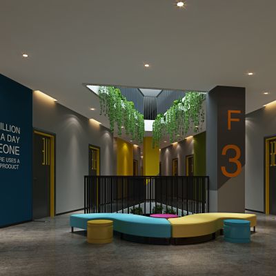 工业风过道走廊