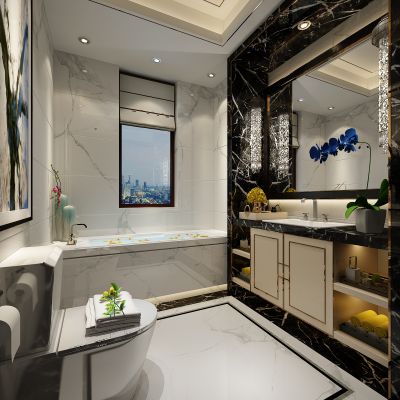 新中式风格卫生间