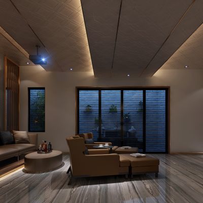 新中式风格影音室