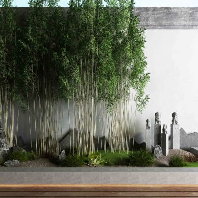 新中式庭院景观