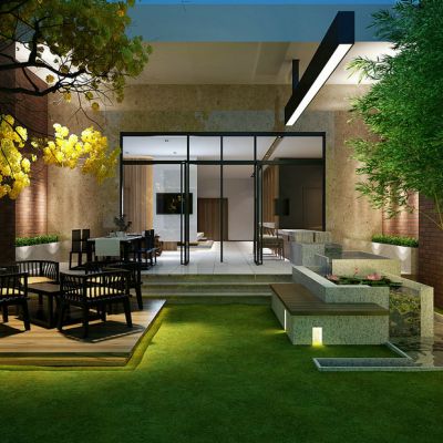 新中式风格庭院