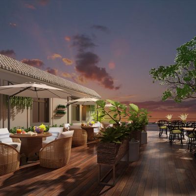 室外露台休闲景观