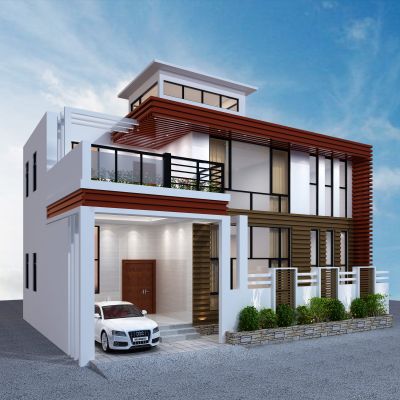 现代风格别墅外观