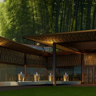 中式风格室外建筑