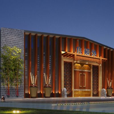 中式风格室外建筑